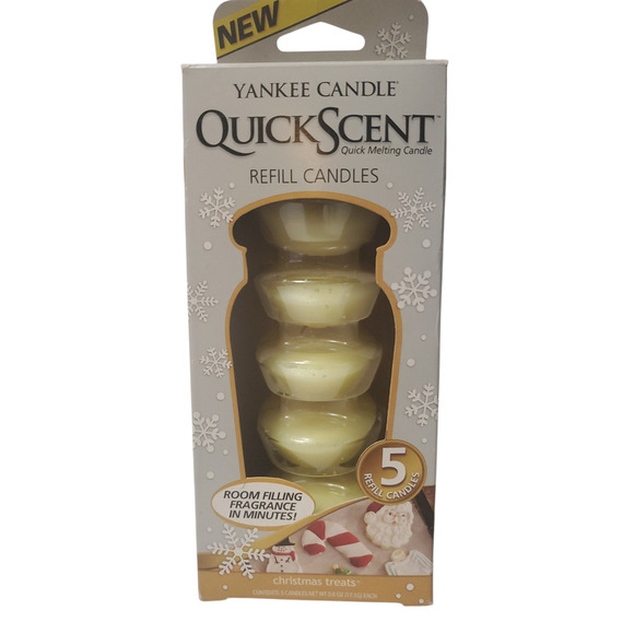 Yankee Candle Quick Scent Refills 5pk Christmas Treats Scent NOS - Picture 1 of 6